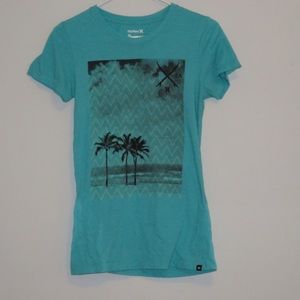 Hurley blue beach shirt